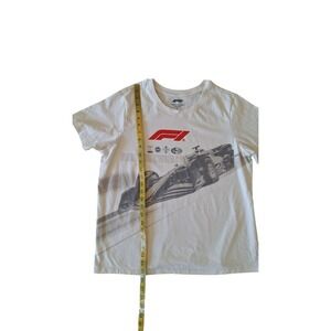 Formula 1 F1 Grand Prix Racing Graphic T-Shirt White Hybrid Apparel XL Mens